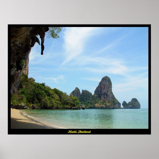Tonsai Beach-Railay Beach Krabi Thailand Print (Voorkant)