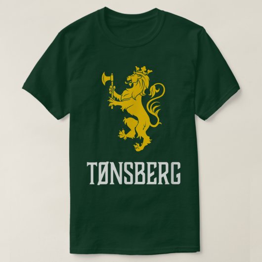 Tonsberg, Norway - Norge, Norwegian T-shirt (Design voorkant)