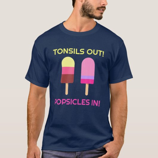 Tonsil uit populaties van de grappige tonsil opera t-shirt (Voorkant)