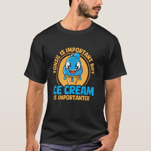 Tonsil verwijdering operatie grappige herstel tons t-shirt (Voorkant)