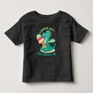 Tonsillectomie Chirurgie Tonsillen uit IJs Cream i Kinder Shirts