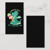 Tonsillectomie Chirurgie Tonsils uit ijskap in Visitekaartje (Voorkant / Achterkant)