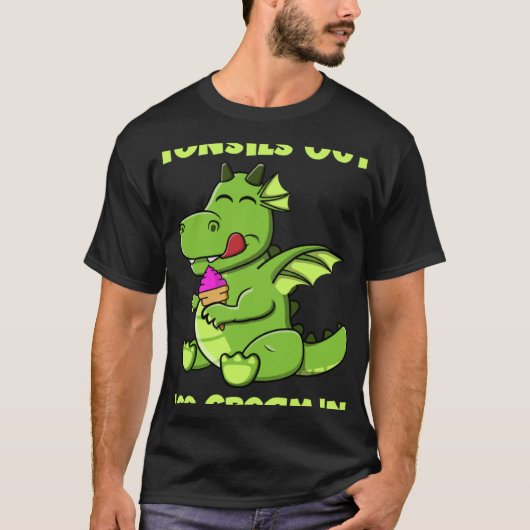 Tonsillectomie herstel amandelen verwijdering t-shirt (Voorkant)