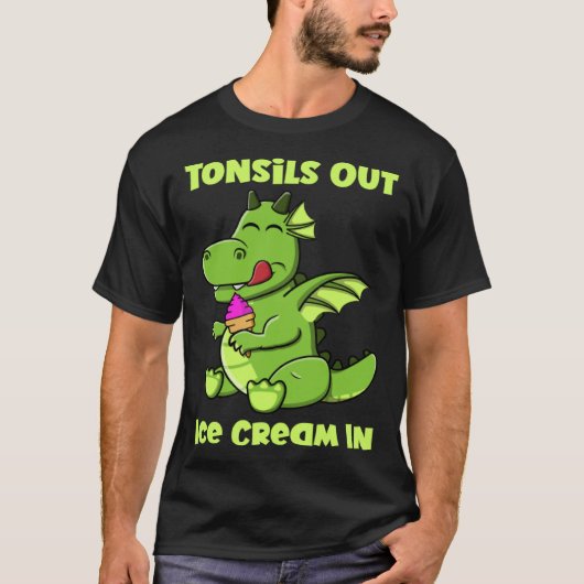 Tonsillectomie herstel amandelen verwijdering t-shirt (Voorkant)