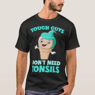 Tonsillectomie herstel na verwijdering van amandel t-shirt