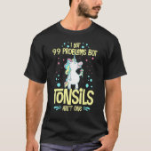 Tonsillectomie Tonsil Verwijdering Chirurgische in T-shirt (Voorkant)