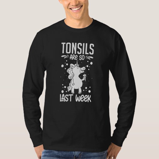 Tonsillectomie Verwijdering van de amandelen Herst T-shirt (Voorkant)