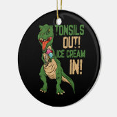 Tonsillen uit ijs verwijdering chirurgie herstel t keramisch ornament (Links)