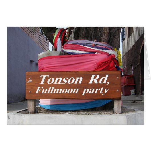 Tonson Rd. Fullmoon Party, Koh Phangan, Thailand (Voorkant Horizontaal)