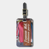 Tonson Rd. Fullmoon Party, Koh Phangan, Thailand Bagagelabel (Voorkant verticaal)