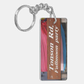 Tonson Rd. Fullmoon Party, Koh Phangan, Thailand Sleutelhanger (Voorkant Links)