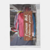 Tonson Rd. Fullmoon Party, Koh Phangan, Thailand Theedoek (Verticaal)