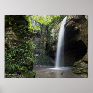 Tonti Canyon - Starved Rock State Park Poster