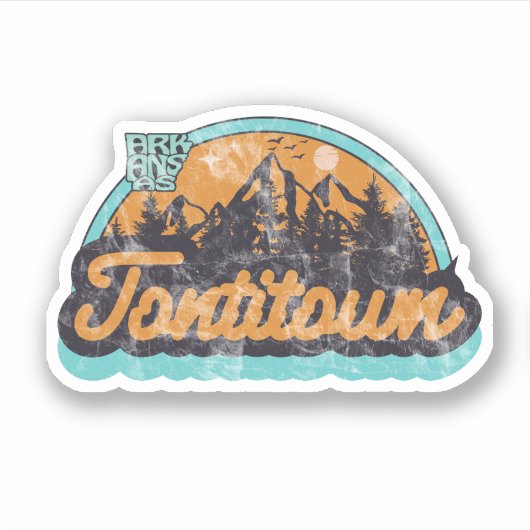 Tontitown, Arkansas Sticker (Voorkant)