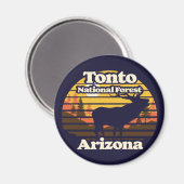 Tonto Nationaal Woud Arizona Magneet (Voorkant / Achterkant)