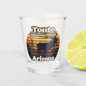 Tonto Nationaal Woud Arizona Shot Glas (Voorkant)