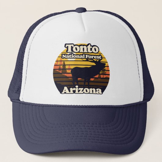 Tonto Nationaal Woud Arizona Trucker Pet (Voorkant)