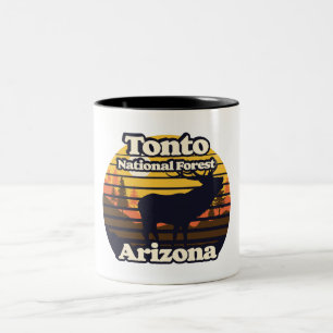 Tonto Nationaal Woud Arizona Tweekleurige Koffiemok