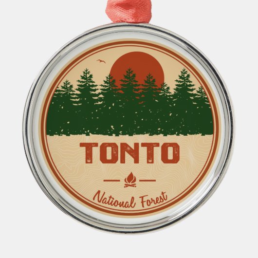 Tonto National Forest Metalen Ornament (Voorkant)