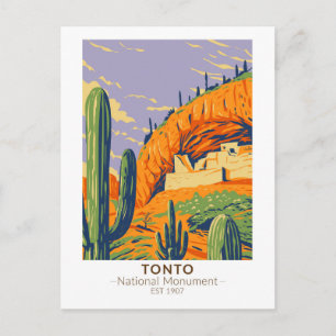 Tonto National Monument Arizona  Briefkaart
