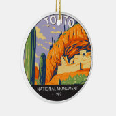 Tonto National Monument Arizona  Keramisch Ornament (Rechts)