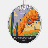 Tonto National Monument Arizona  Keramisch Ornament (Links)