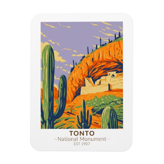 Tonto National Monument Arizona  Magneet (Verticaal)