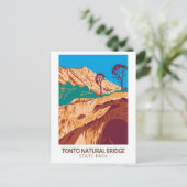 Tonto Natural Bridge State Park Arizona  Briefkaart (Staand voorkant)