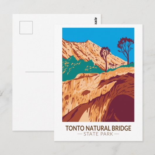 Tonto Natural Bridge State Park Arizona  Briefkaart (Voorkant / Achterkant)