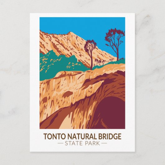 Tonto Natural Bridge State Park Arizona  Briefkaart (Voorkant)