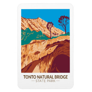 Tonto Natural Bridge State Park Arizona  Magneet