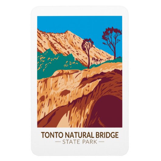 Tonto Natural Bridge State Park Arizona  Magneet (Verticaal)