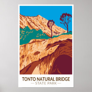 Tonto Natural Bridge State Park Arizona Poster