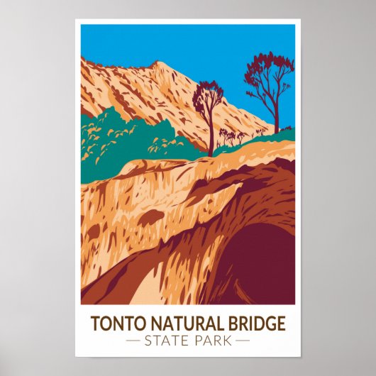Tonto Natural Bridge State Park Arizona Poster (Voorkant)