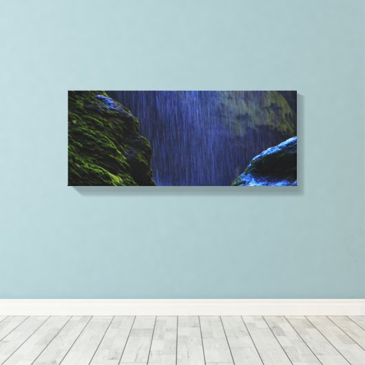 tonto natuurlijke brug waterfall canvas (Insitu (Houten vloer))