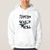 Tonton Rock' n Roll Guitare Rockeur Hoodie (Voorkant)