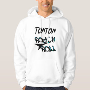 Tonton Rock' n Roll Guitare Rockeur Hoodie