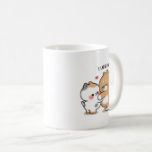 Tonton Vrienden, yuta en bella knuffels liefde Koffiemok (Voorkant rechts)