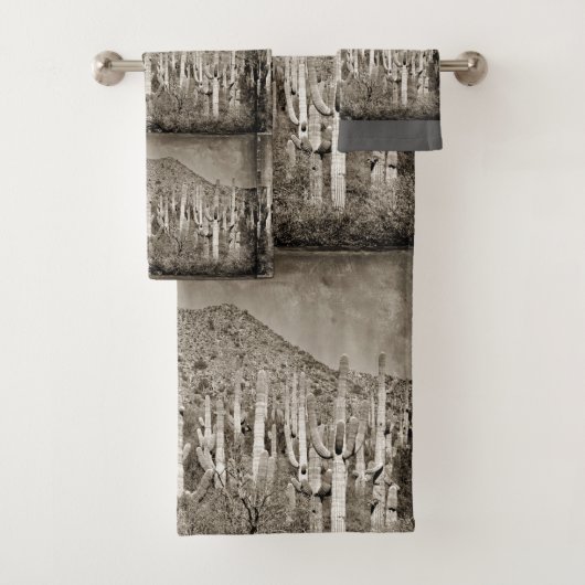  Tontos Saguaro Bathroom Towelen Bad Handdoek (Insitu)