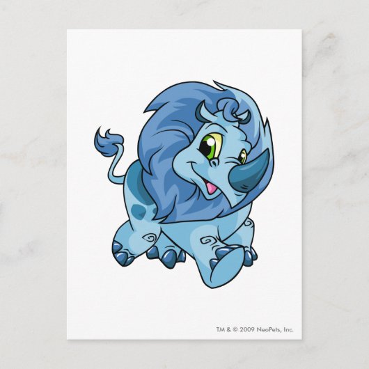 Tonu Blue Briefkaart (Voorkant)