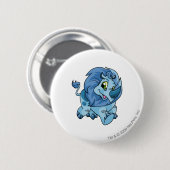 Tonu Blue Ronde Button 5,7 Cm (Voorkant /achterkant)
