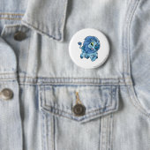 Tonu Blue Ronde Button 5,7 Cm (In situ)