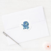 Tonu Blue Ronde Sticker (Envelop)