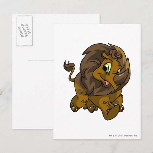 Tonu Brown Briefkaart (Voorkant / Achterkant)