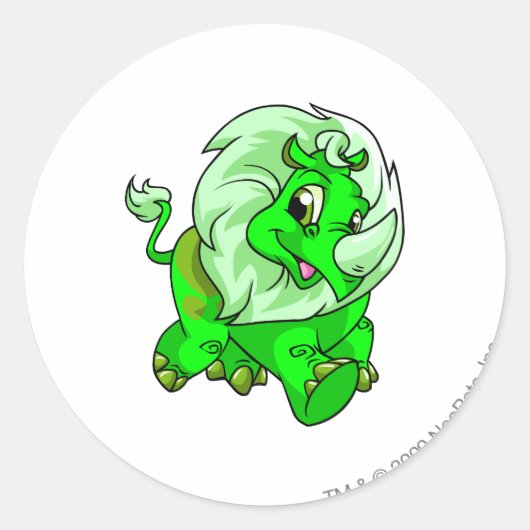 Tonu Ggloing Ronde Sticker (Voorkant)