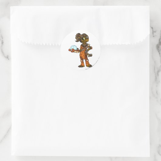 Tonu Tyrannia Player Ronde Sticker (Tas)