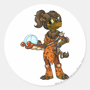 Tonu Tyrannia Player Ronde Sticker