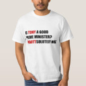 TONY ABBOTT WHITE T-SHIRT (Voorkant)