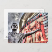 Tony Adams Statue Emirates Stadium Briefkaart (Voorkant / Achterkant)