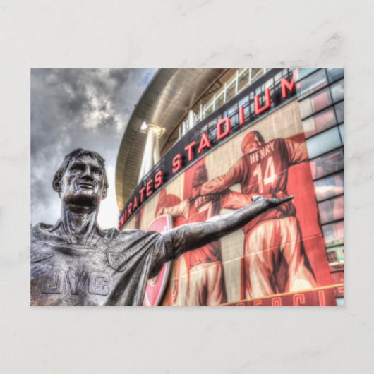 Tony Adams Statue Emirates Stadium Briefkaart (Voorkant)